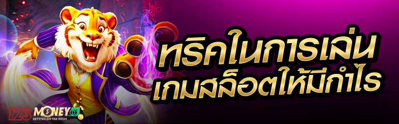 ทริคในการเล่นเกมสล็อตให้มีกำไร