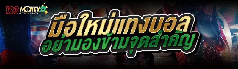มือใหม่แทงบอลอย่างมองห้ามจุดสำคัญ 